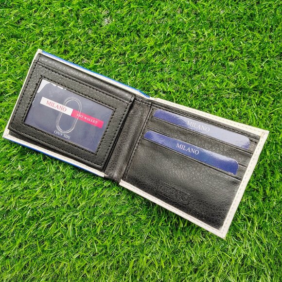 Printed Bifold Leather Wallet for Men with Gift Box - Picture 3 of 6